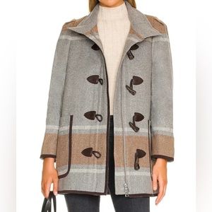 Veronica Beard Toggle Front Flint Dickey Coat Jacket